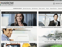 Tablet Screenshot of marrow-group.com